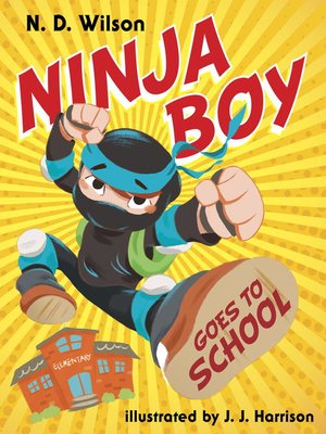cover image of Ninja Boy Goes to School